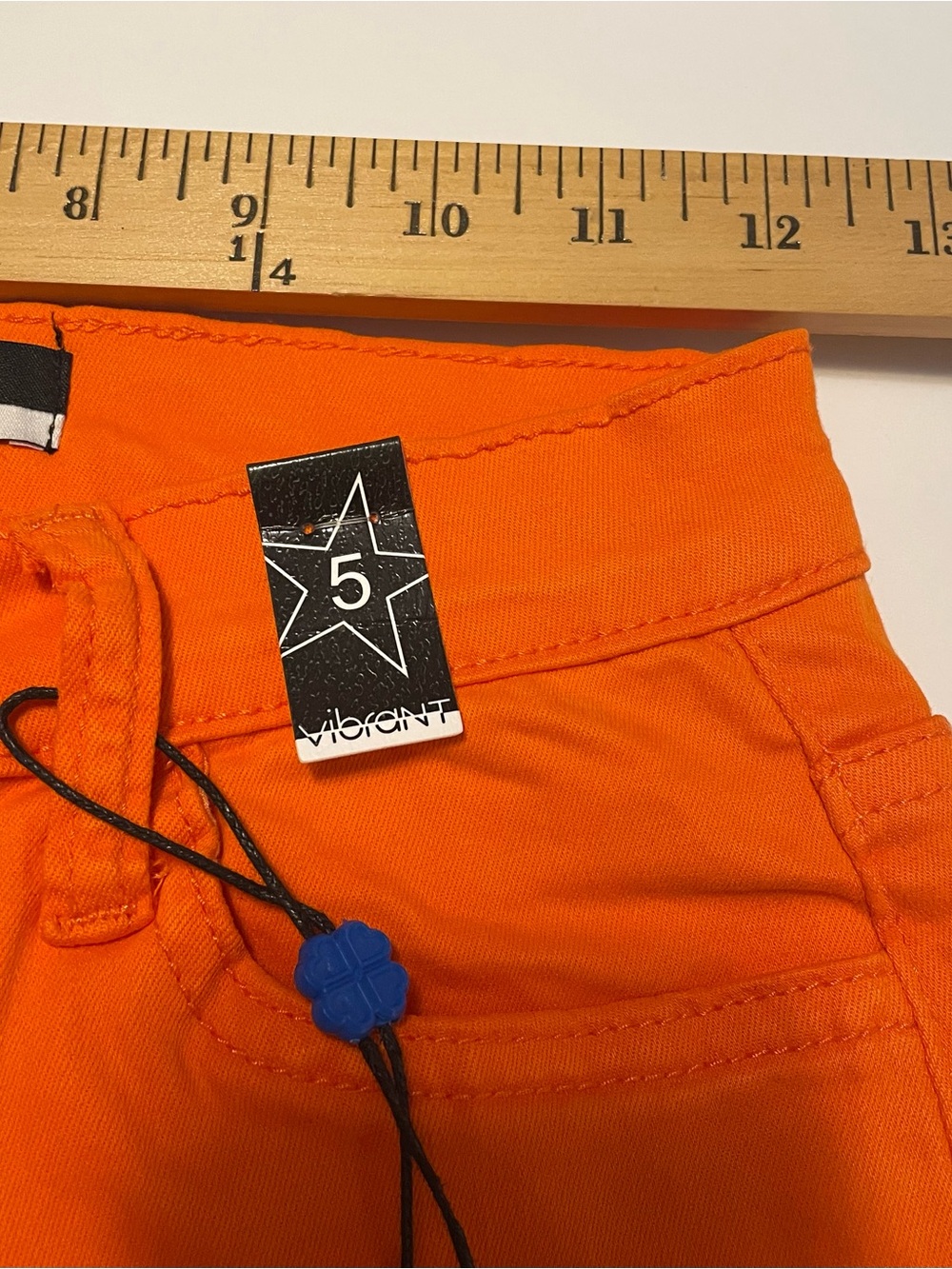 Vibrant MIU Bootcut Orange Soft Jeans with Tag - Picture 8 of 10